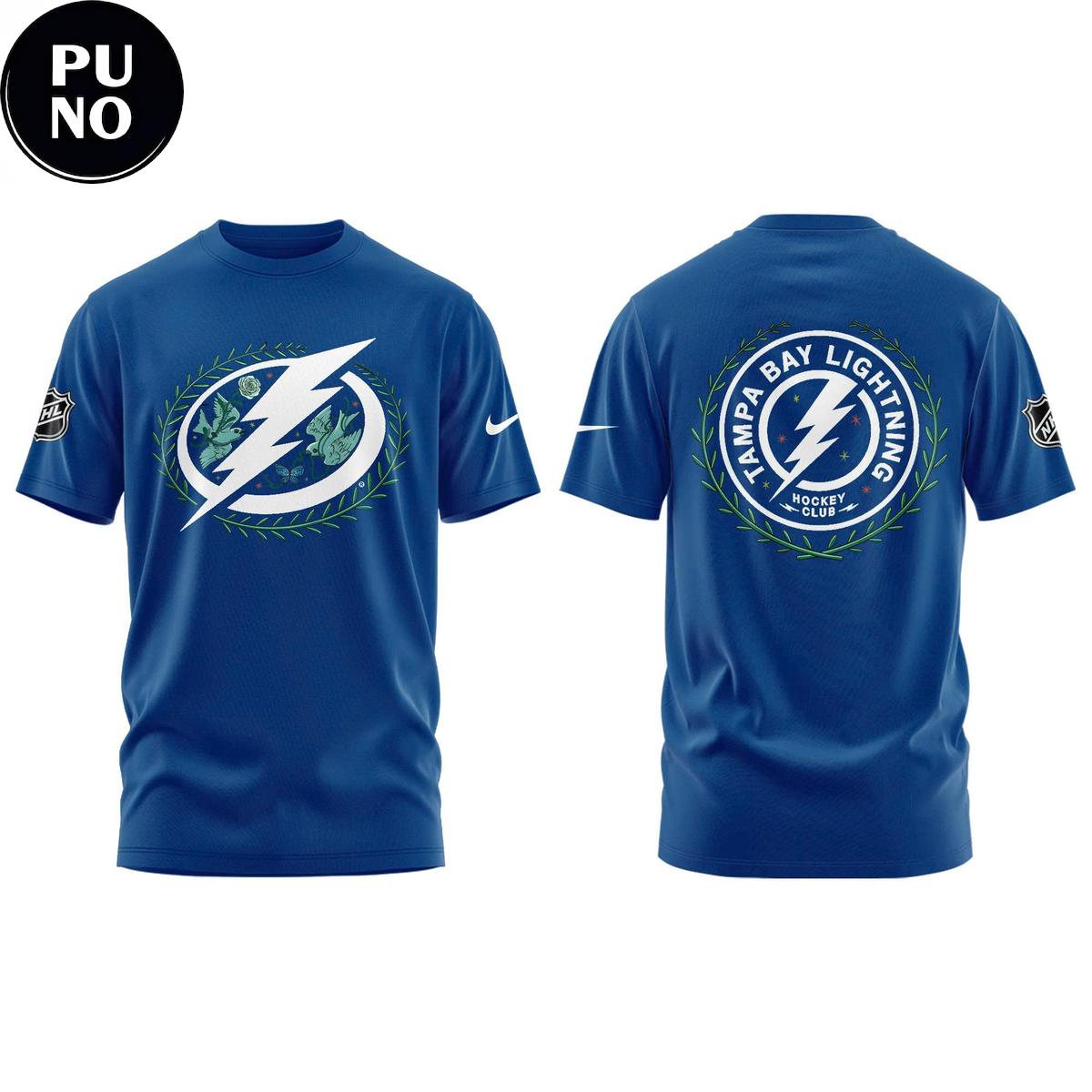 Tampa Bay Lightning Symbol of Mental Health Awareness 2026 Blue Hoodie T-Shirt