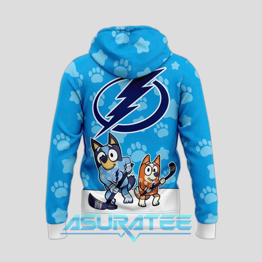Tampa Bay Lightning x Bluey 2025 Limited Edition Hoodie, Cap