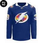 Tampa Bay Lightning x Pride Night 2026 Behind The Art Personalized Hockey Jersey