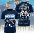 Tampa Bay Rays 2026 American League Champions 3D Apparel – TMTHU10200