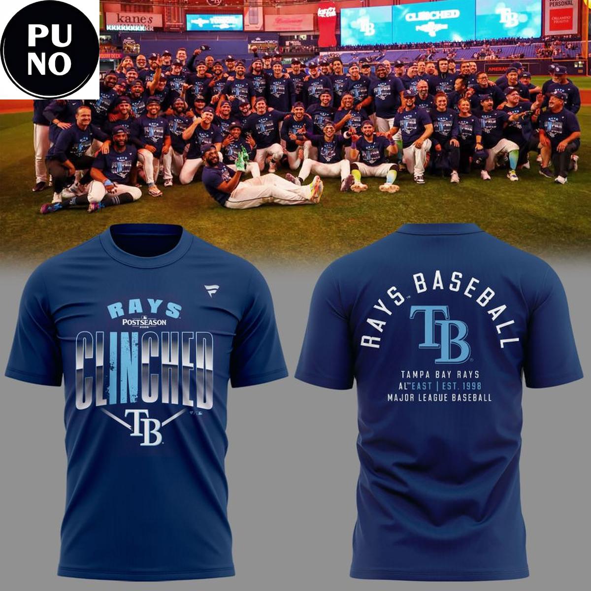 Tampa Bay Rays 2026 Postseason Locker Room Hoodie T-Shirt
