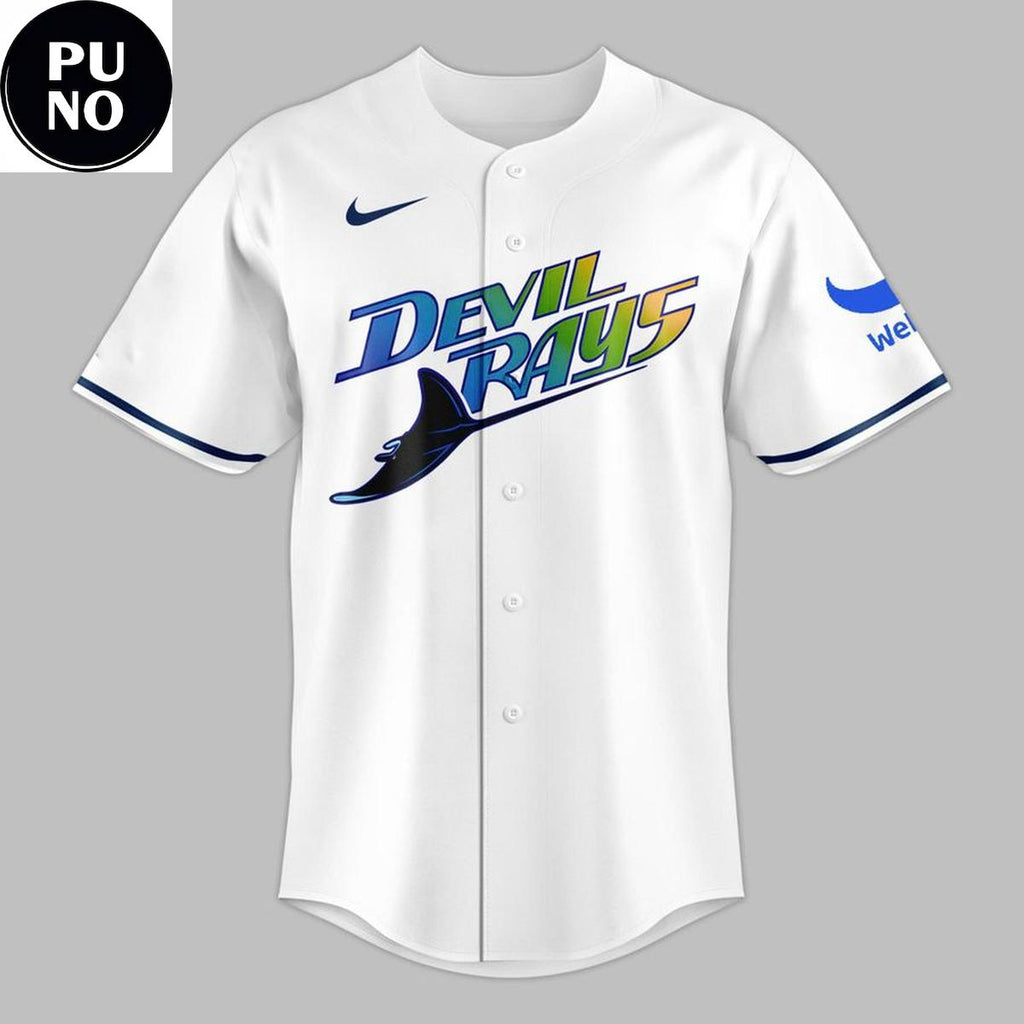 Tampa Bay Rays 2026 Retro Throwback Rays Personalized Baseball Jersey