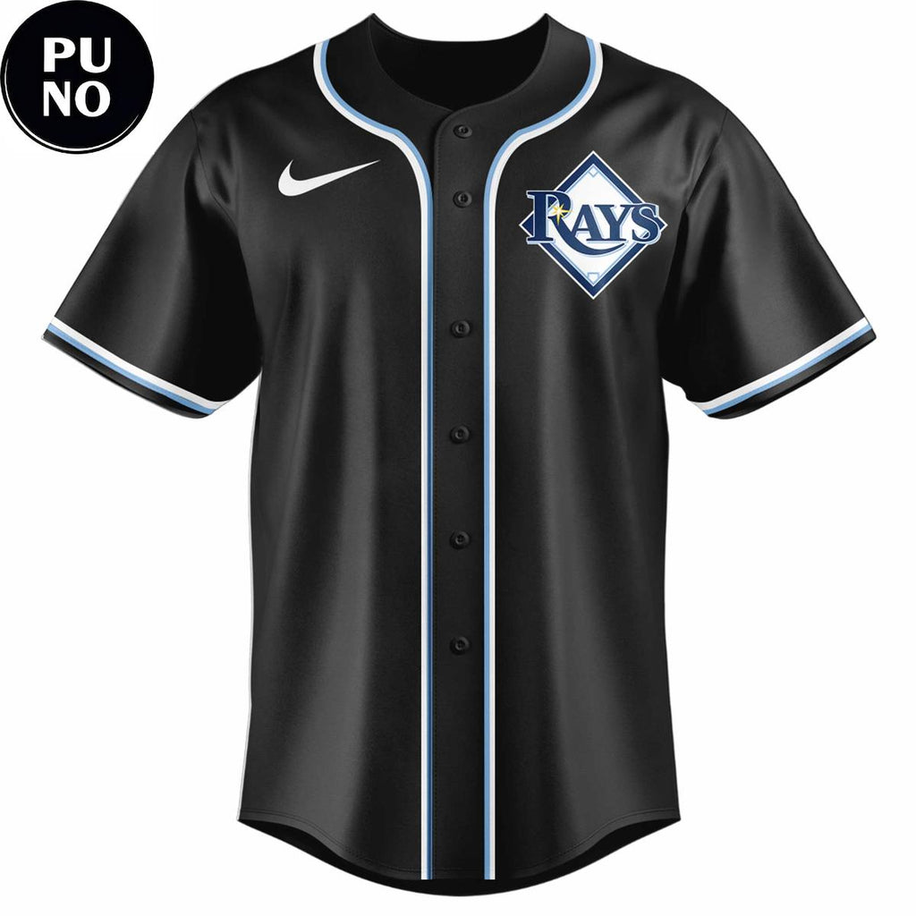 Tampa Bay Rays Fashion Black Out Replica 2026 Personalized Baseball Jersey