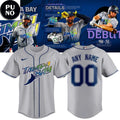 Tampa Bay Rays MLB Road 2026 Personalized Baseball Jersey