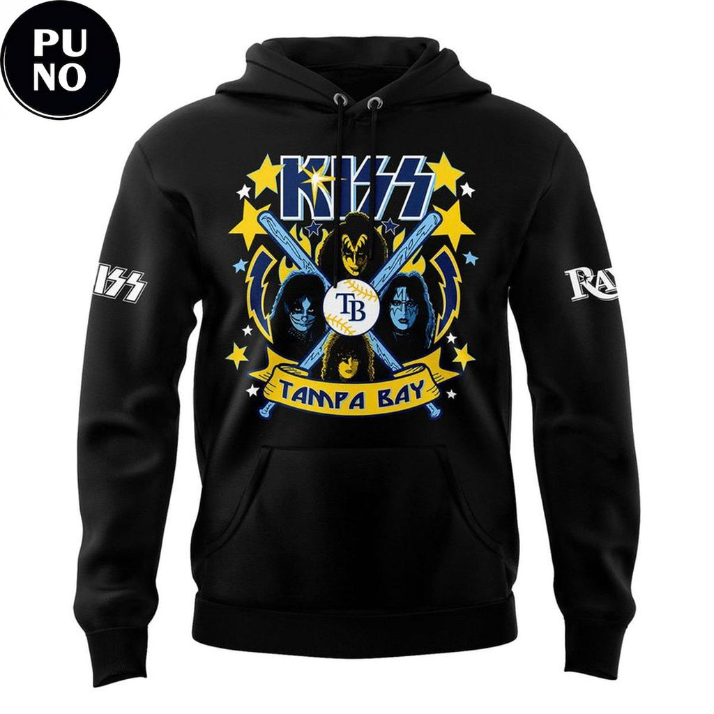 Tampa Bay Rays x Kiss Band Night 2026 Hoodie T-Shirt