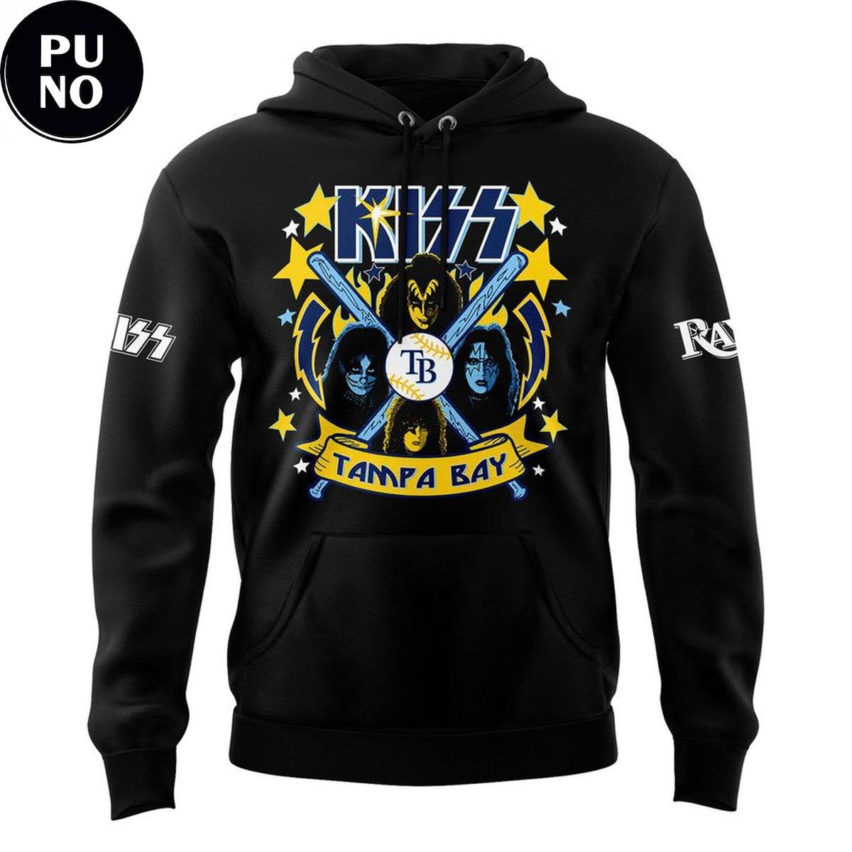 Tampa Bay Rays x Kiss Band Night 2026 Hoodie T-Shirt