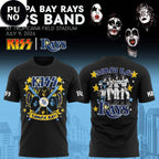 Tampa Bay Rays x Kiss Band Night 2026 Hoodie T-Shirt