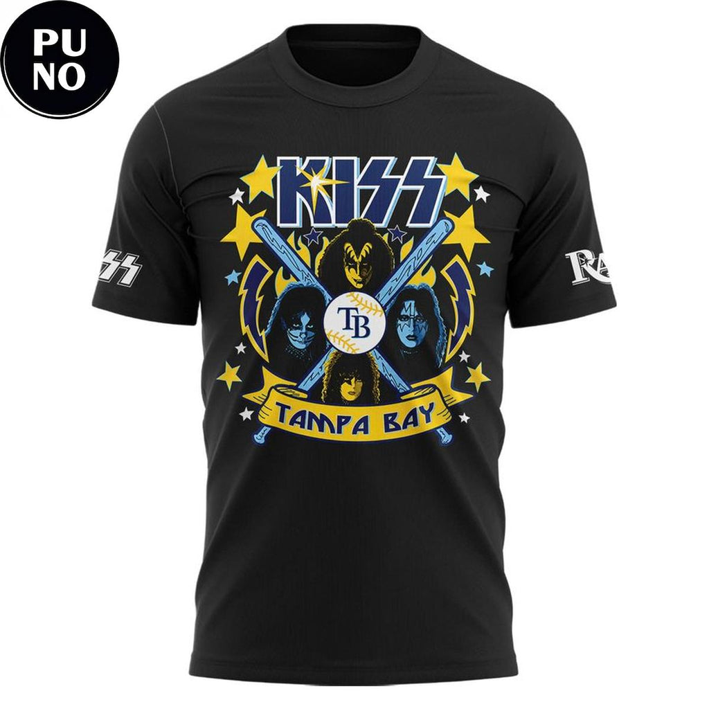 Tampa Bay Rays x Kiss Band Night 2026 Hoodie T-Shirt