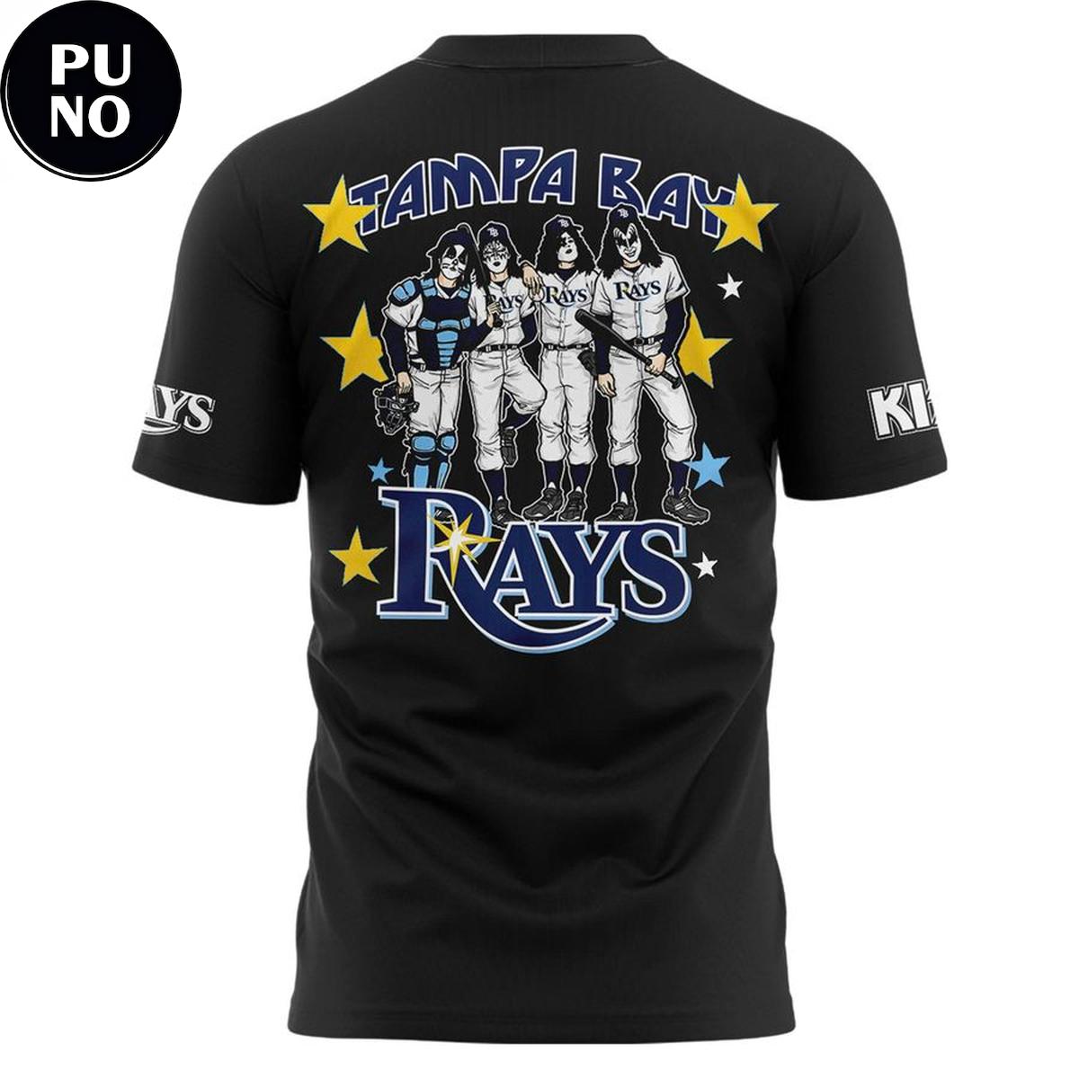 Tampa Bay Rays x Kiss Band Night 2026 Hoodie T-Shirt