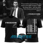 Target Charlie Kirk Freedom Black Shirt