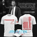 Target Charlie Kirk Freedom White Shirt