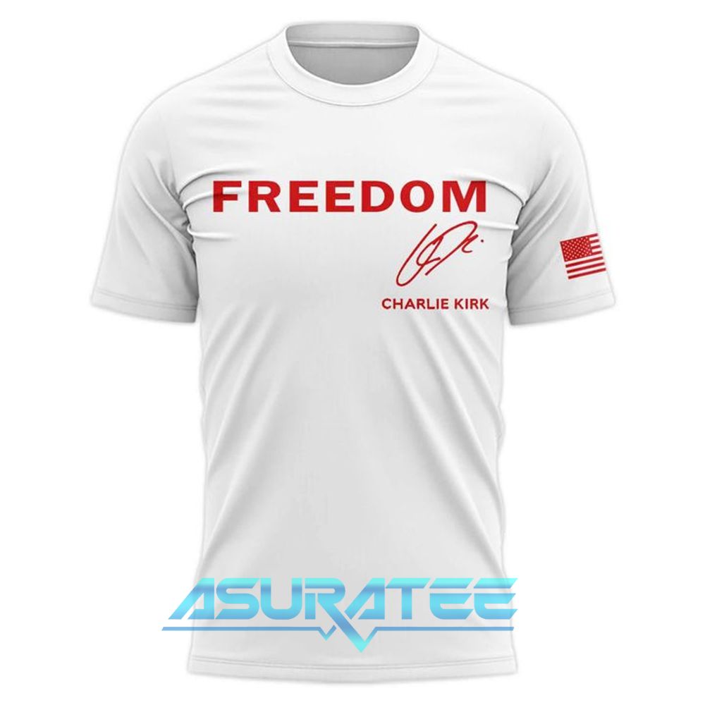 Target Charlie Kirk Freedom White Shirt