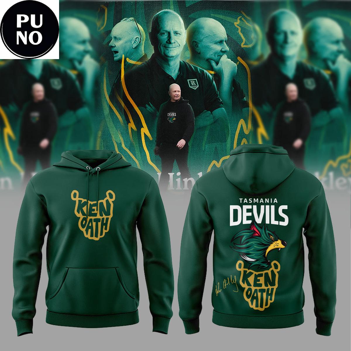 Tasmania Devils Ken Hinkley Is Back 2026 Ken-Oath Hoodie T-Shirt