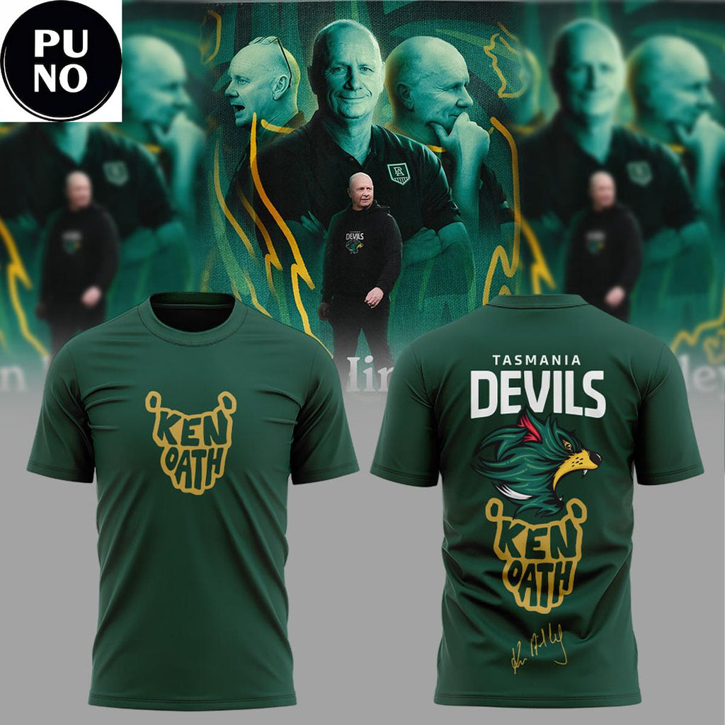 Tasmania Devils Ken Hinkley Is Back 2026 Ken-Oath Hoodie T-Shirt