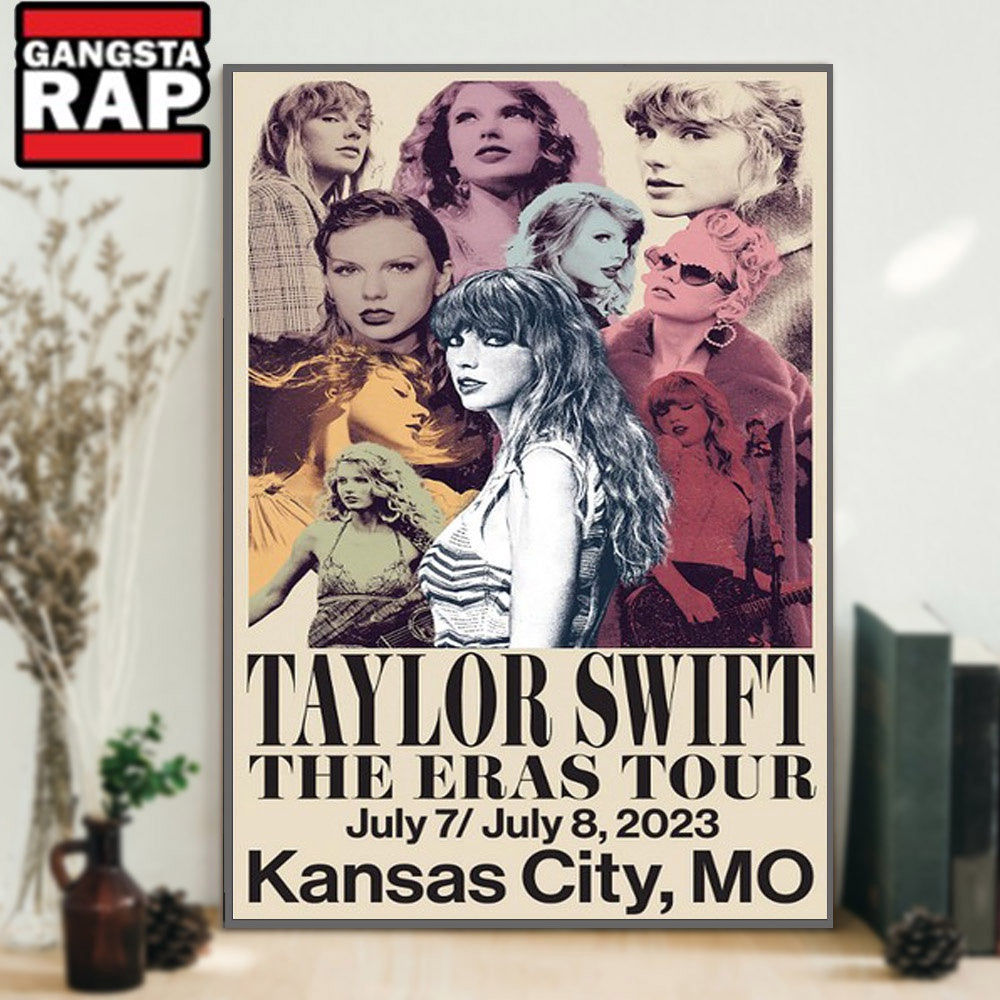 Taylor Swift The Eras Tour Cardiff, UK June 18 2024 Poster Canvas Art