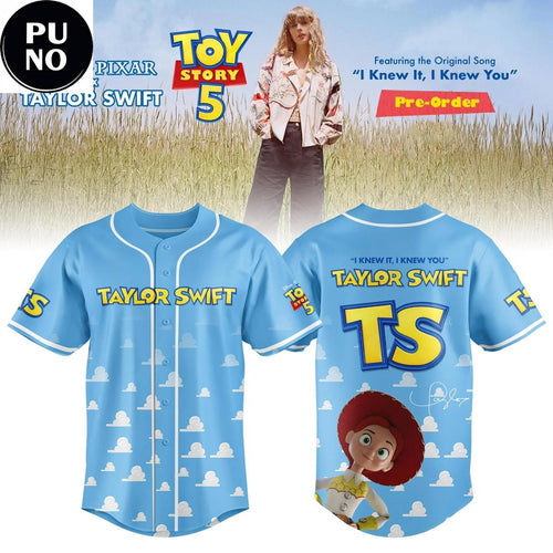 Taylor Swift x Toy Story 5 Room Clouds Baseball Jersey