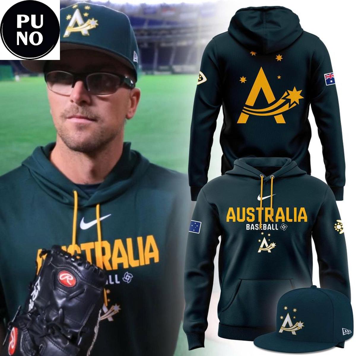 Team Australia National Baseball 2026 For Fan Hoodie