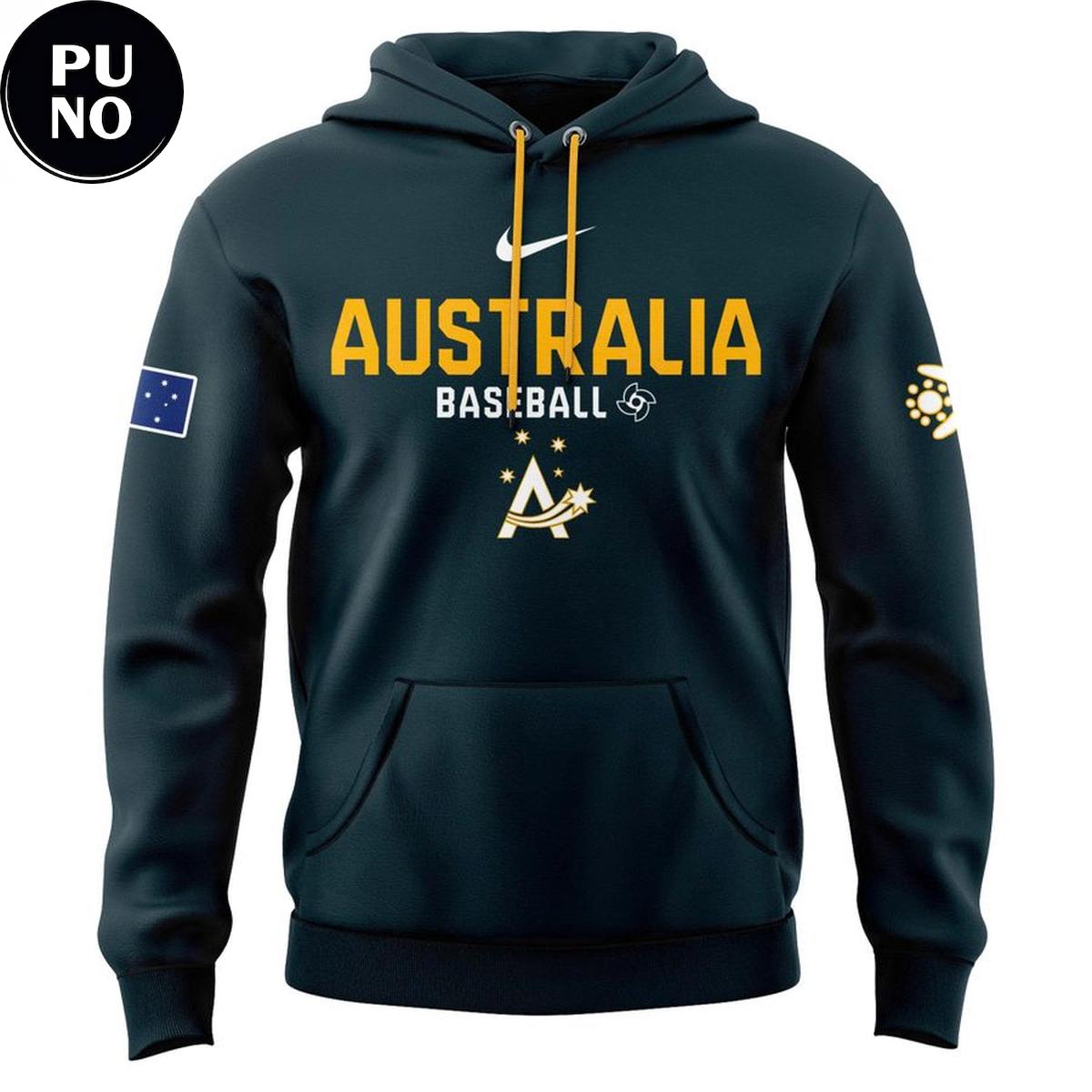 Team Australia National Baseball 2026 For Fan Hoodie