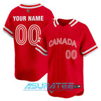 Team Canada World Baseball Classic 2026 Custom Name Baseball Jersey