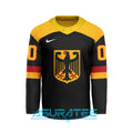 Team Germany 2026 Winter Olympics Black Hockey Jersey