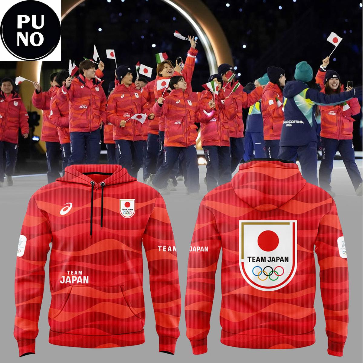 Team Japan Milano Cortina 2026 Winter Olympic Games Hoodie T-Shirt