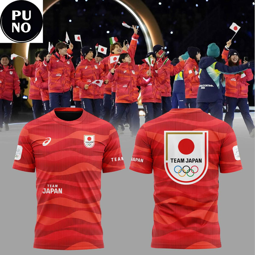 Team Japan Milano Cortina 2026 Winter Olympic Games Hoodie T-Shirt