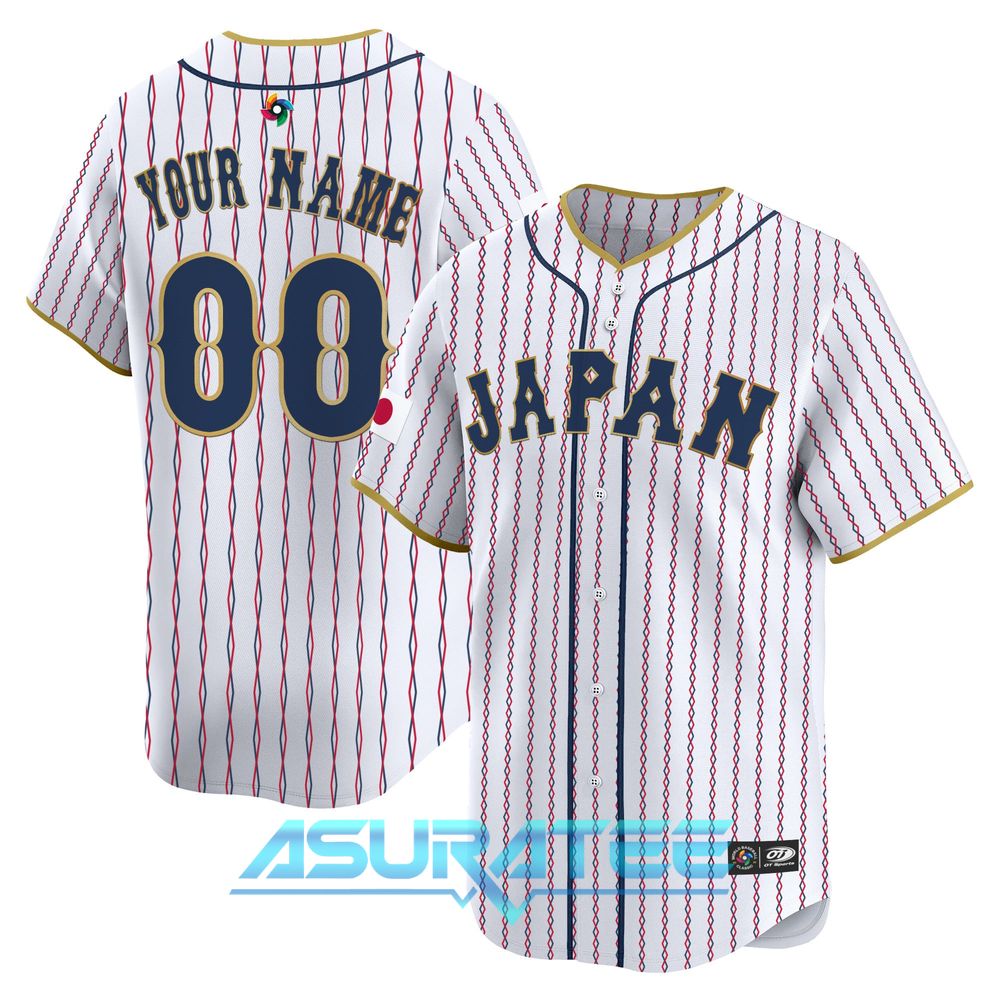 Team Japan World Baseball Classic 2026 Custom Name Baseball Jersey