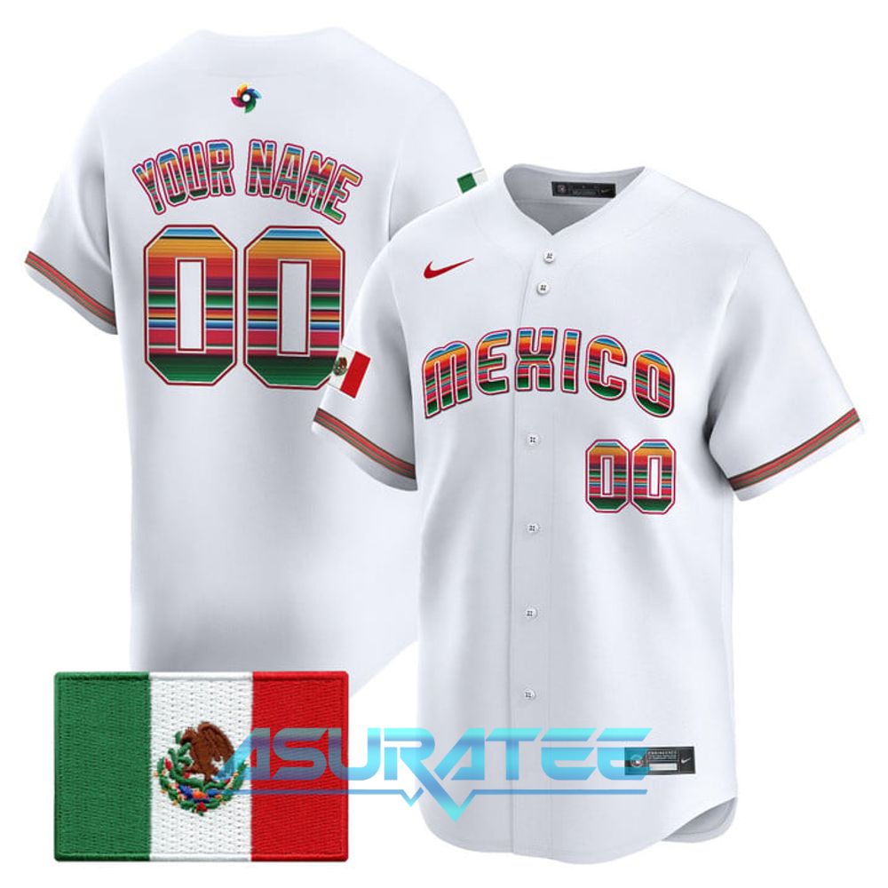 Team Mexico World Baseball Classic “Serape Edition” Baseball Jersey