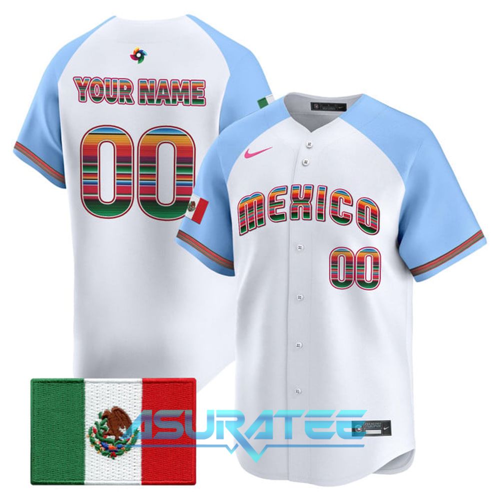 Team Mexico World Baseball Classic “Serape Edition” Baseball Jersey
