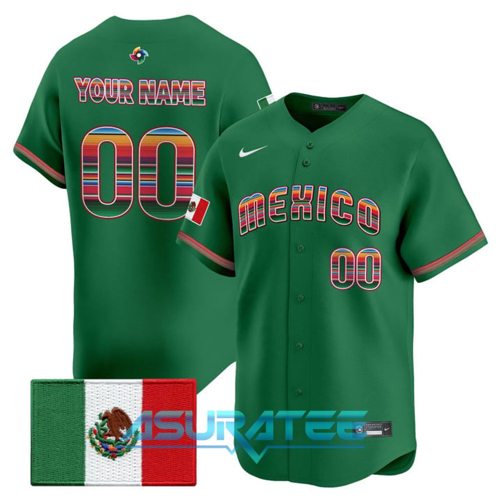 Team Mexico World Baseball Classic “Serape Edition” Baseball Jersey
