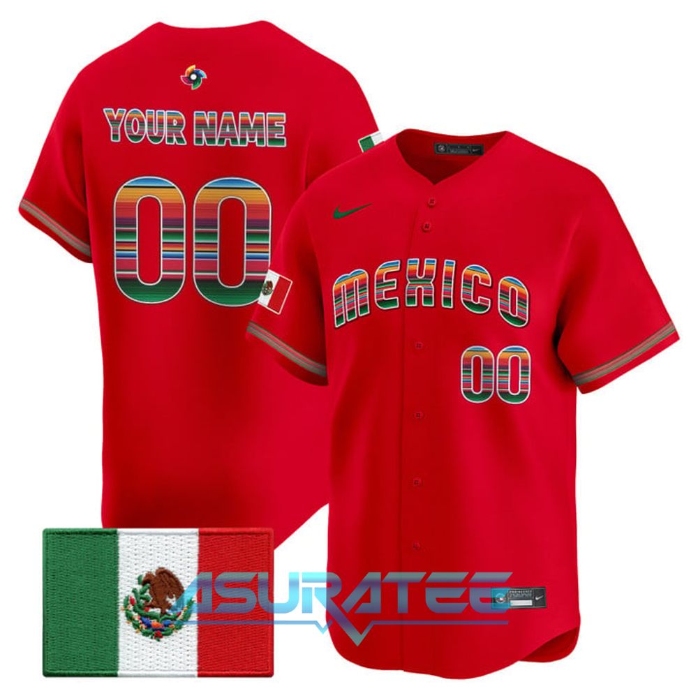 Team Mexico World Baseball Classic “Serape Edition” Baseball Jersey
