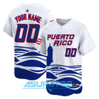 Team Puerto Rico World Baseball Classic 2026 Custom Name Baseball Jersey