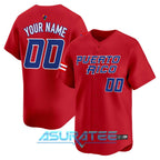 Team Puerto Rico World Baseball Classic 2026 Custom Name Baseball Jersey