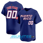 Team Puerto Rico World Baseball Classic 2026 Custom Name Baseball Jersey
