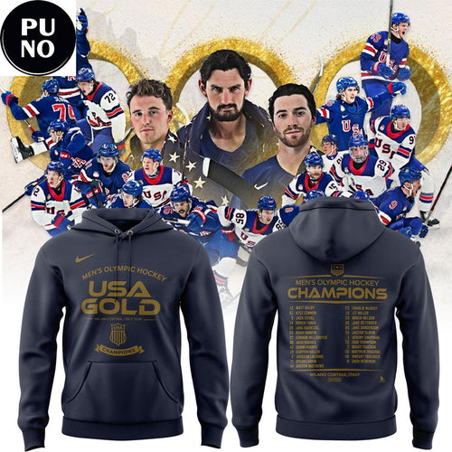 Team USA 2026 Olympic Milano Cortina Men Team Championship Hoodie T-Shirt