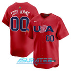 Team USA World Baseball Classic 2026 Custom Name Baseball Jersey