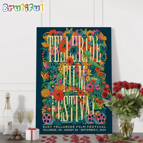Telluride Film Festival Telluride Co August 30 September 2 2024 Wall Art Poster Canvas