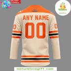 Tennessee Ice Hockey Jersey 2026 Cream Team Apparel