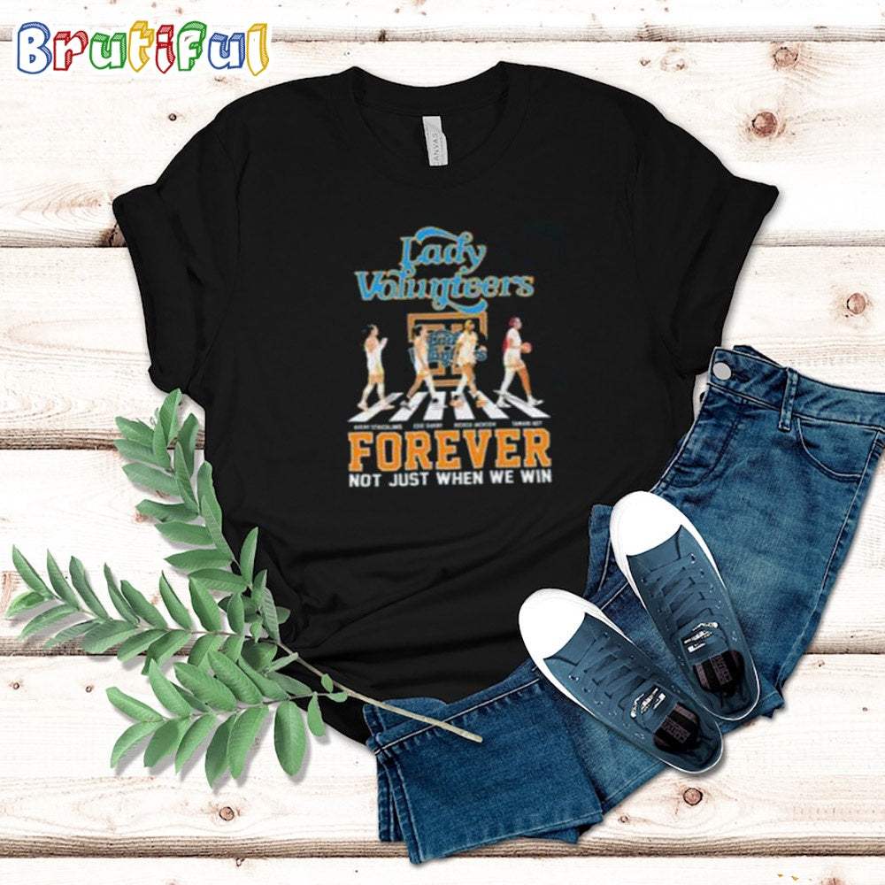 Tennessee Lady Vols Women’s Basketball Abbey Road Forever Not Just When We Win T Shirt