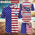 Tennessee Titans American Flag Hawaii Shirt