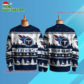 Personalized Tennessee Titans Nfl Snow Ugly Christmas Sweater