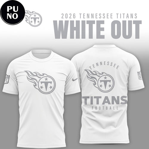 Tennessee Titans White Out 2026 Shirt