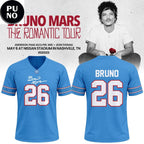 Tennessee Titans x Bruno Mars The Romantic Tour 2026 Football Jersey