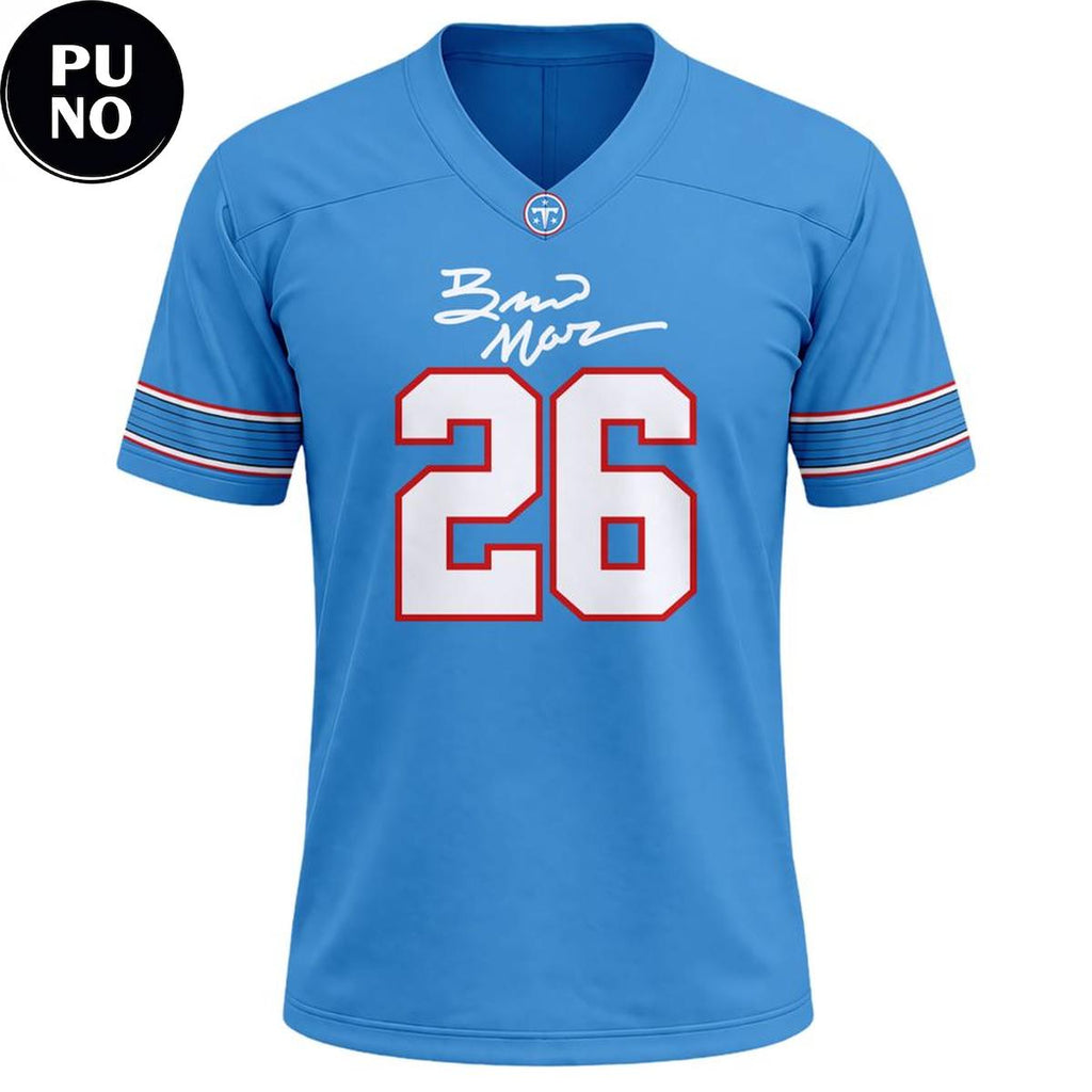 Tennessee Titans x Bruno Mars The Romantic Tour 2026 Football Jersey