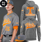 Tennessee Volunteers Baseball 2026 Smokey Grey Hoodie T-Shirt