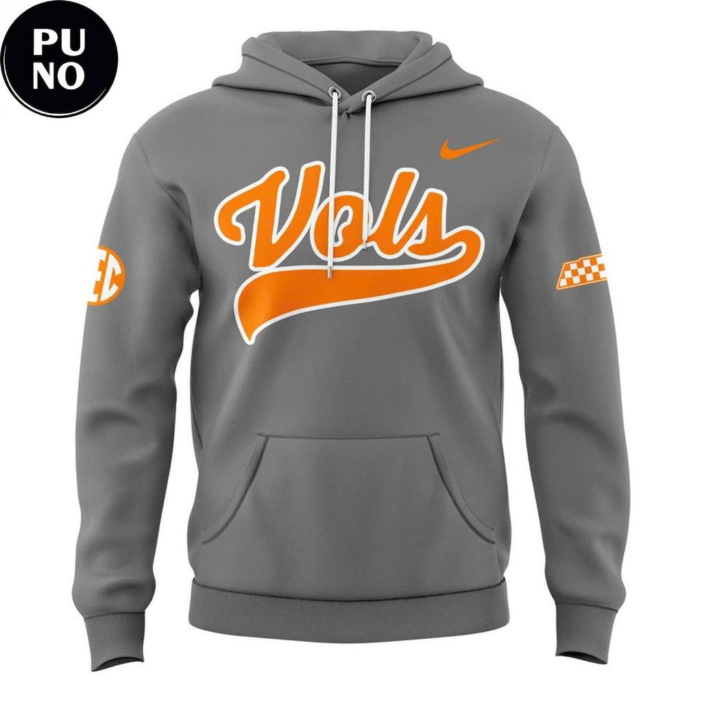 Tennessee Volunteers Baseball 2026 Smokey Grey Hoodie T-Shirt