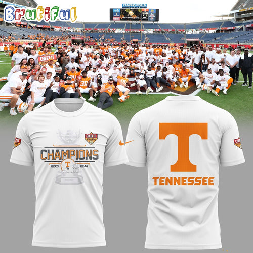 Tennessee Volunteers Football 2024 Citrus Bowl Champs 3D Shirt