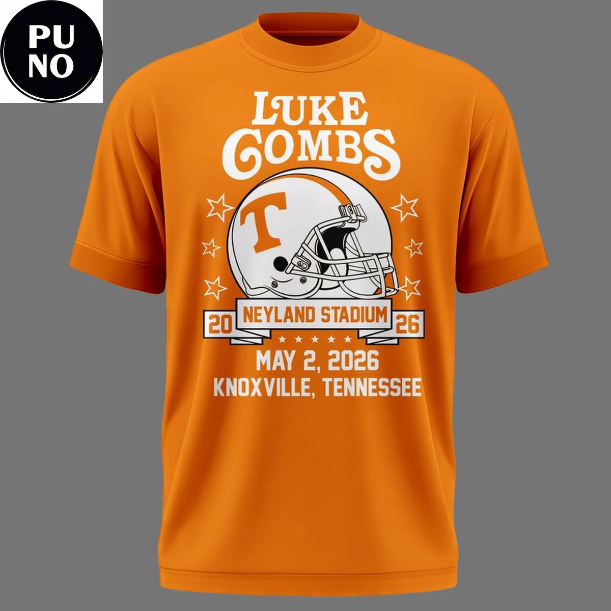 Tennessee Volunteers x Luke Combs My Kinda Saturday Night Tour 2026 Shirt