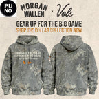 Tennessee Volunteers x Morgan Wallen 2026 Camo Hoodie T-Shirt