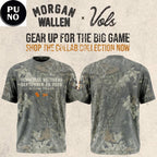 Tennessee Volunteers x Morgan Wallen 2026 Camo Hoodie T-Shirt